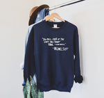 Load image into Gallery viewer, Miss 100% Of The Shots Quote Sweatshirt
