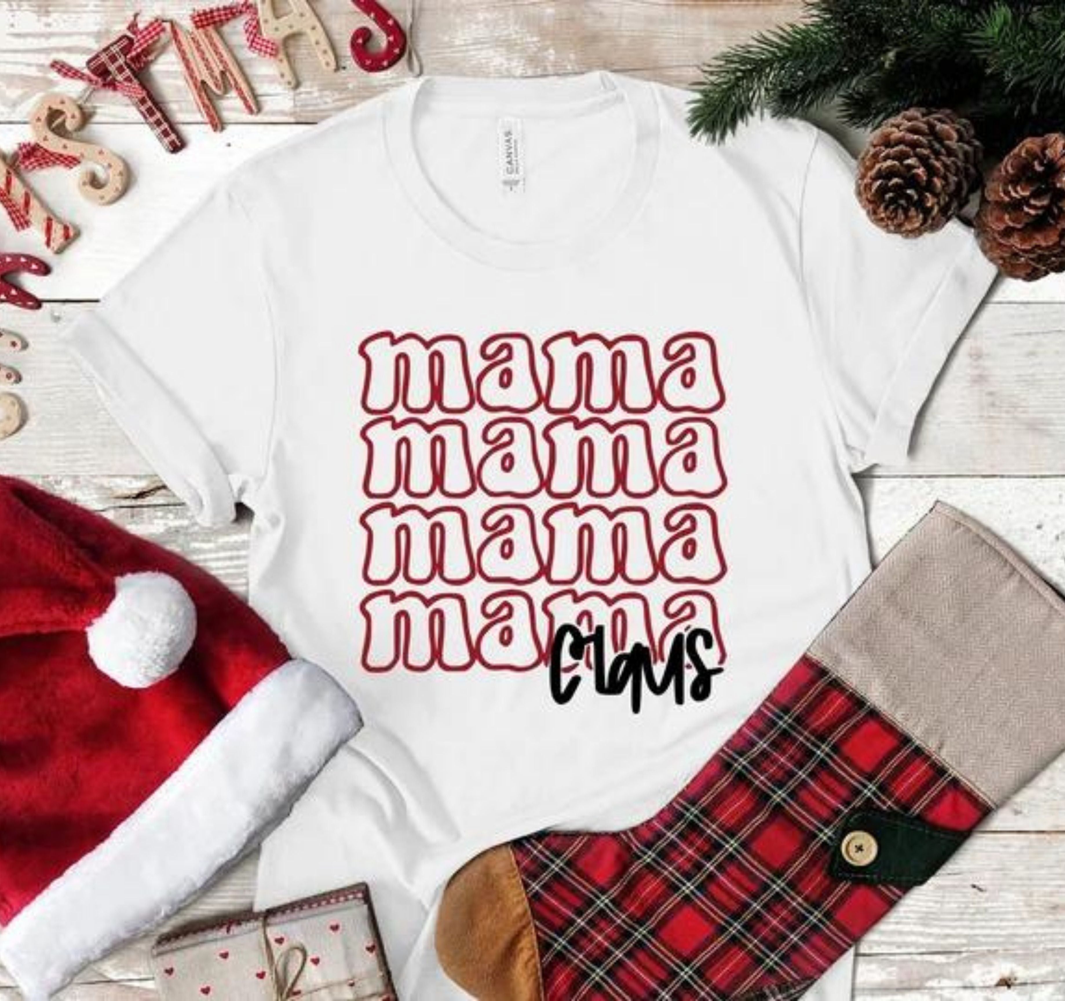 Retro Mama Claus Shirt