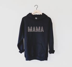 Rose Gold Leopard Mama Sweatshirt