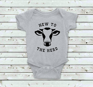 New To The Heard Baby Bodysuit