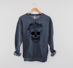Load image into Gallery viewer, Skull With Roses Sweatshirt
