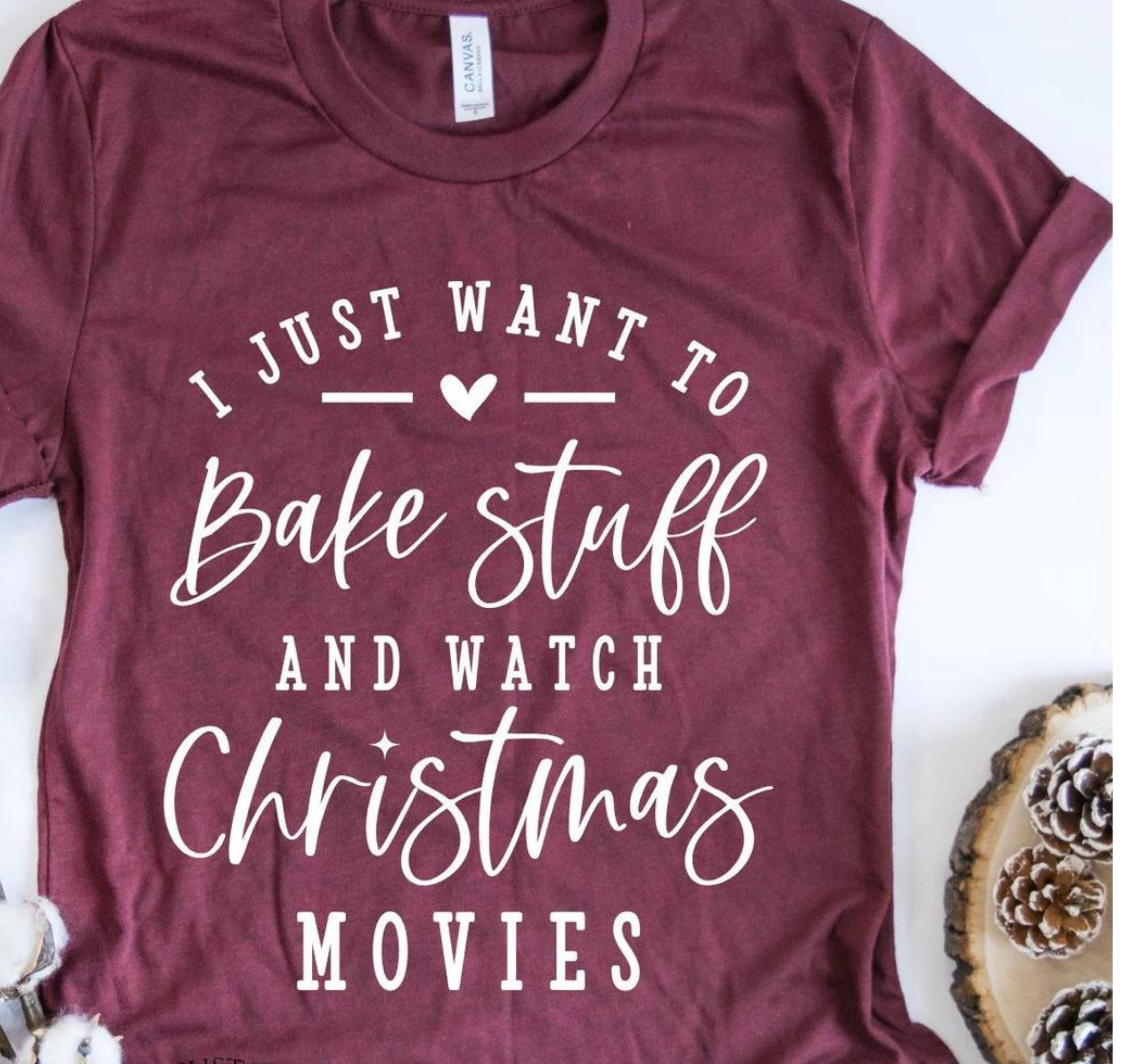 Bake & Watch Christmas Movies Shirt