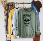 Load image into Gallery viewer, Skull With Roses Sweatshirt
