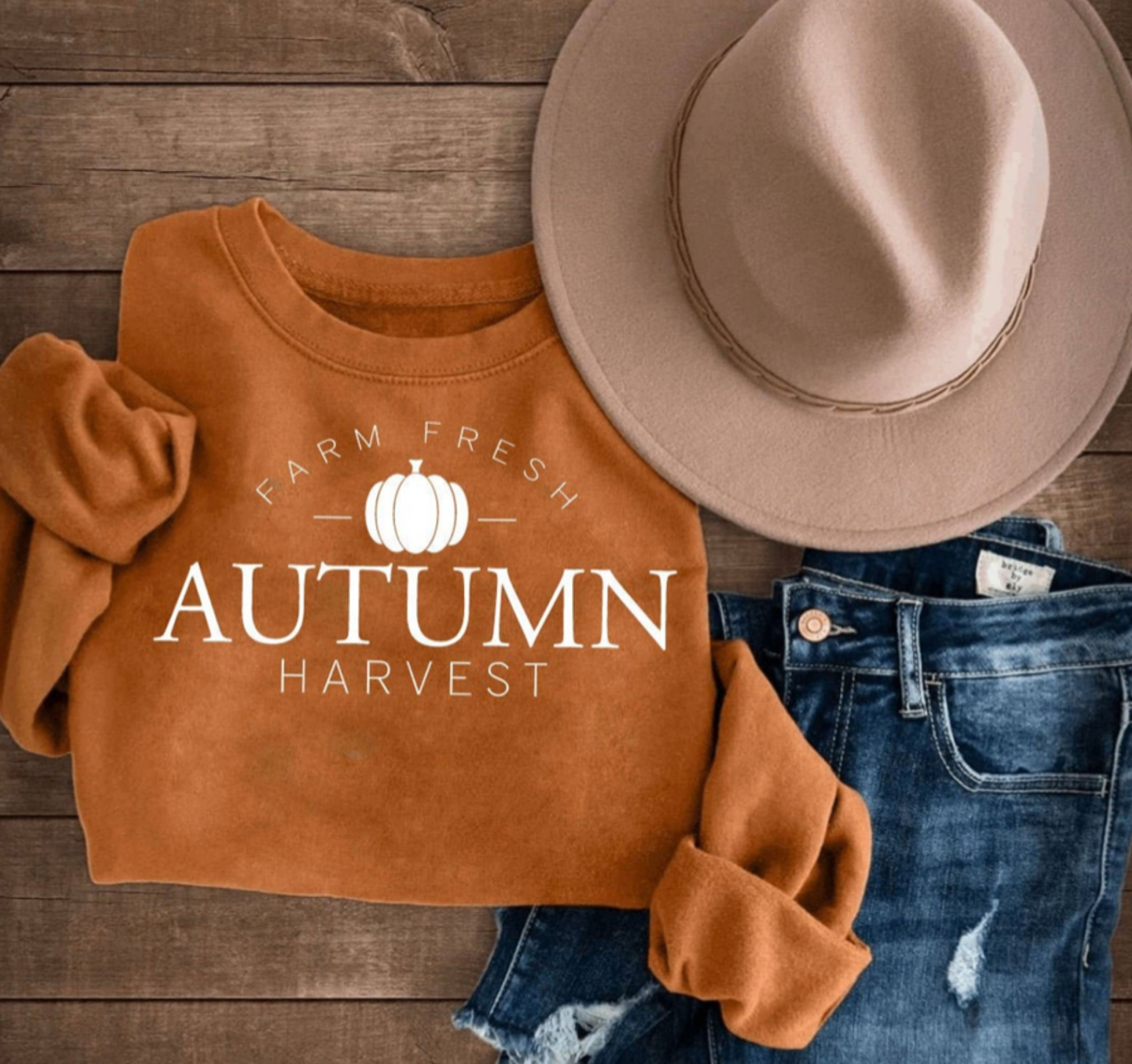 Autumn Harvest Pumpkins Sweatshirt