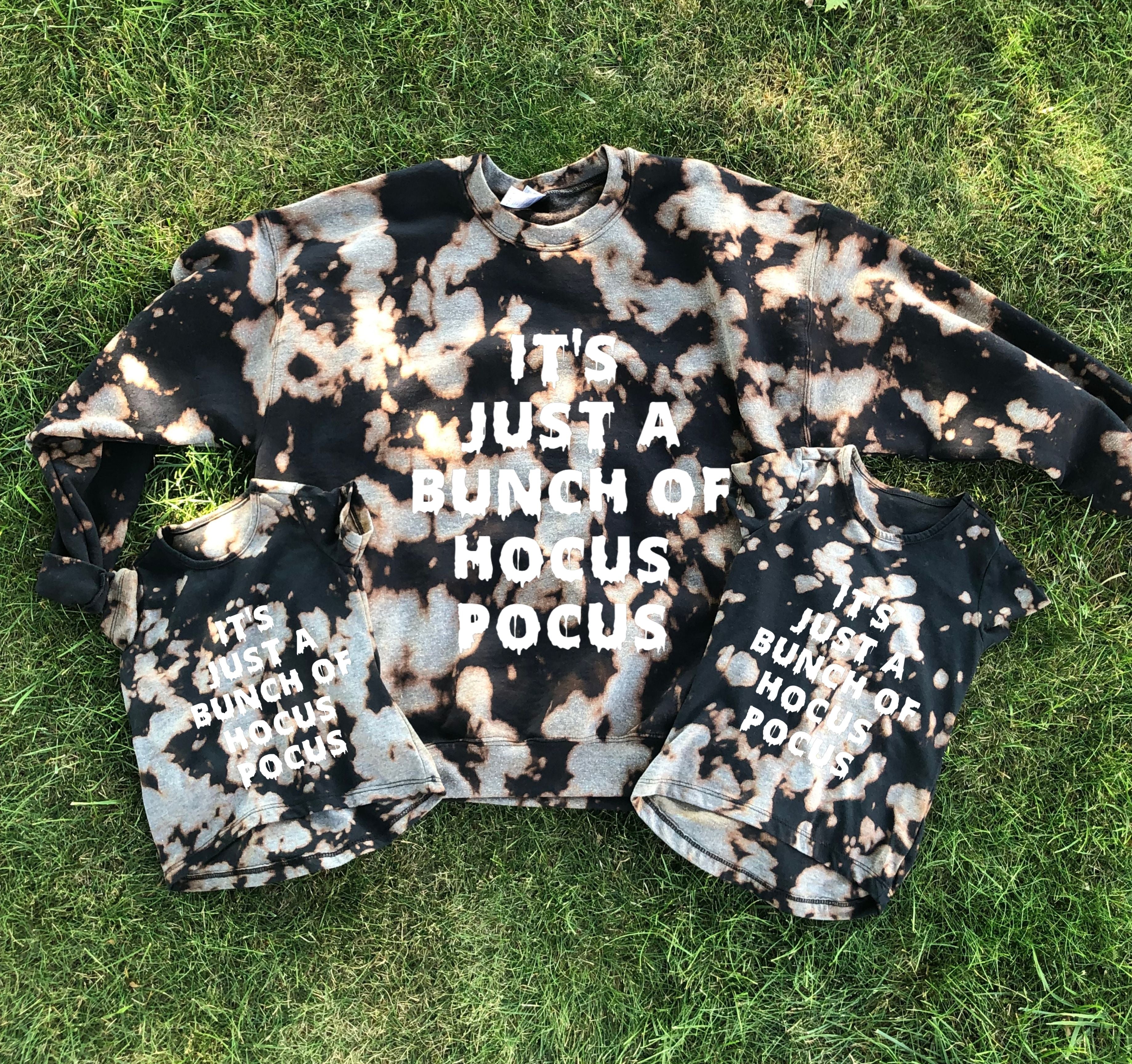 It's Just A Bunch Of Hocus Pocus Bleached Tee