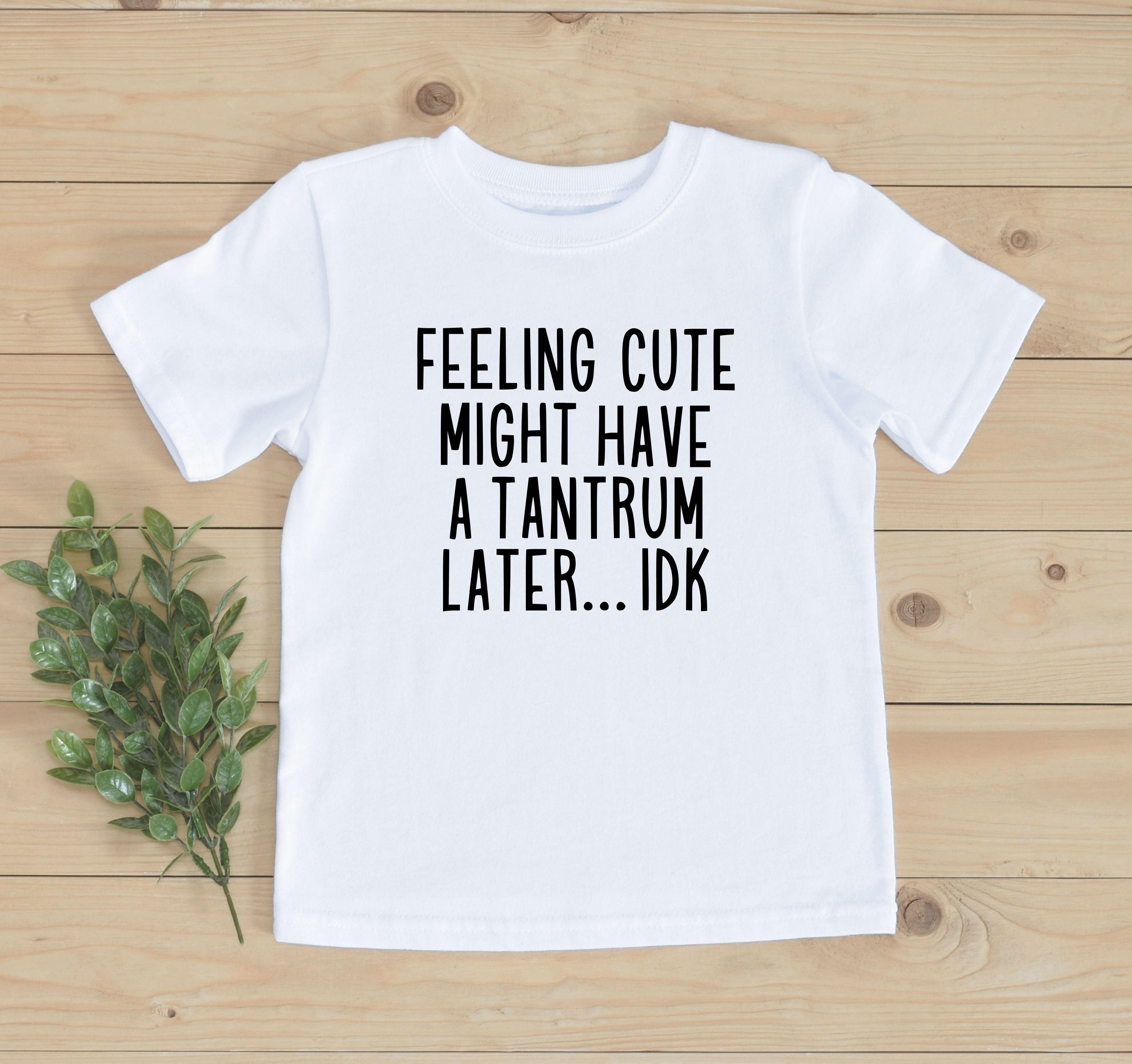 Feeling Cute Might Have A Tantrum Later Tee