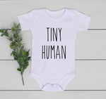 Load image into Gallery viewer, Tiny Human Baby Bodysuit
